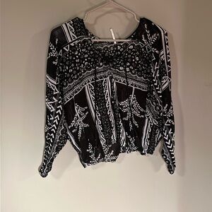 Free People black blouse